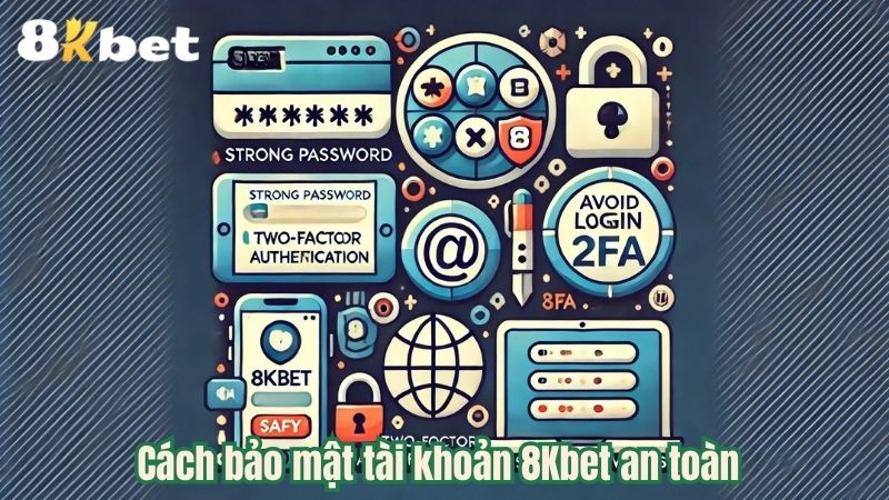 Cách bảo mật tài khoản 8Kbet an toàn